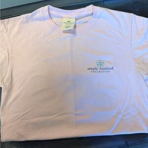 Simply Southern Light Pink Short Sleeve Tee
